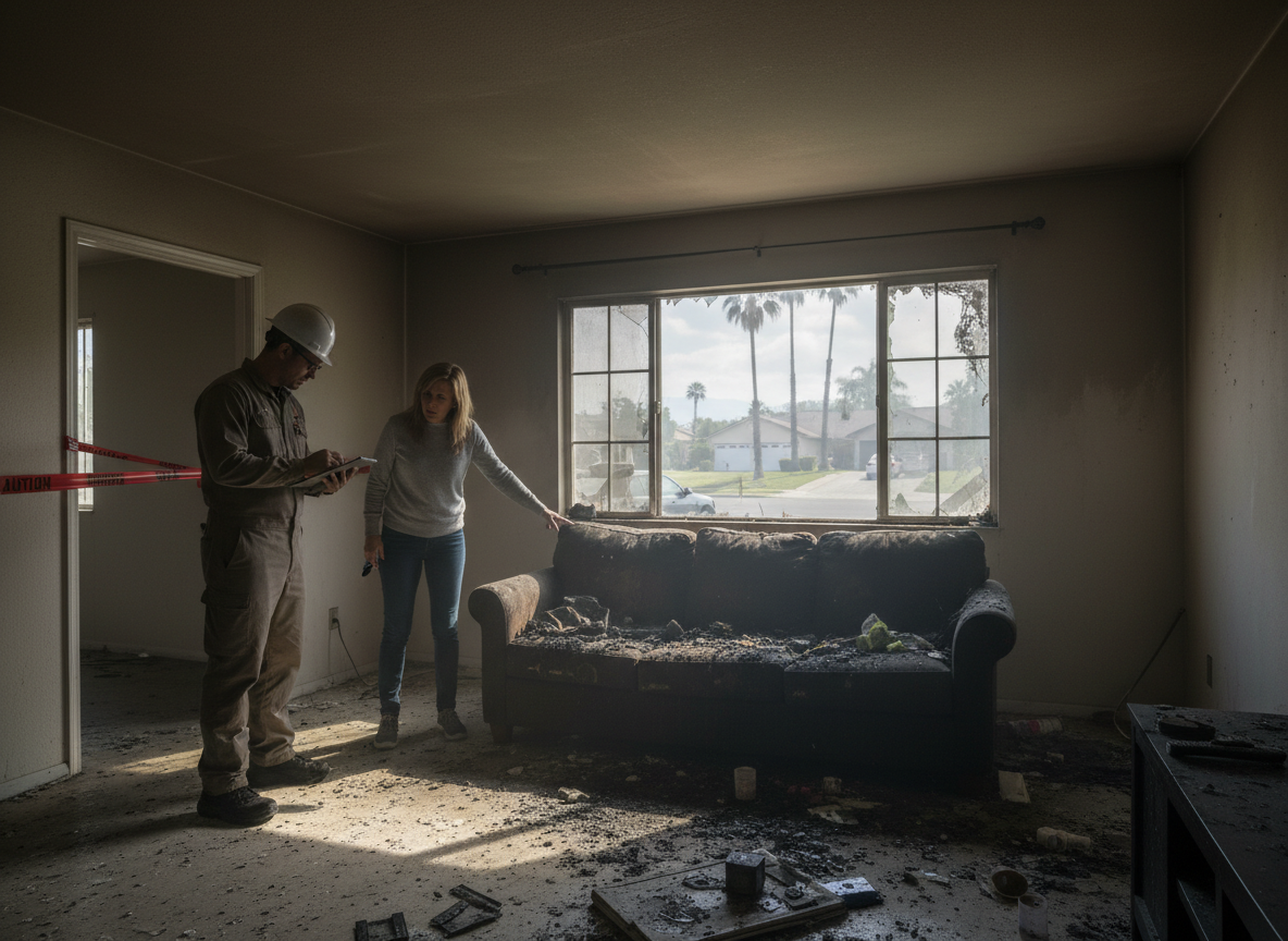 Fire Damage Restoration  in North Hills