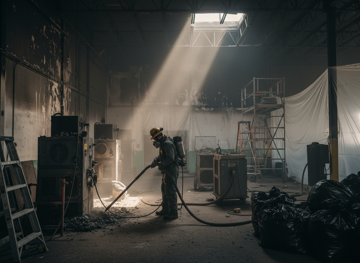 Commercial fire restoration in Granada Hills