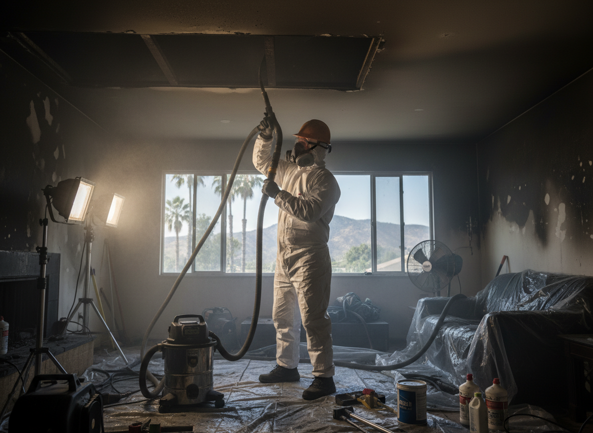 Smoke remediation in Granada Hills